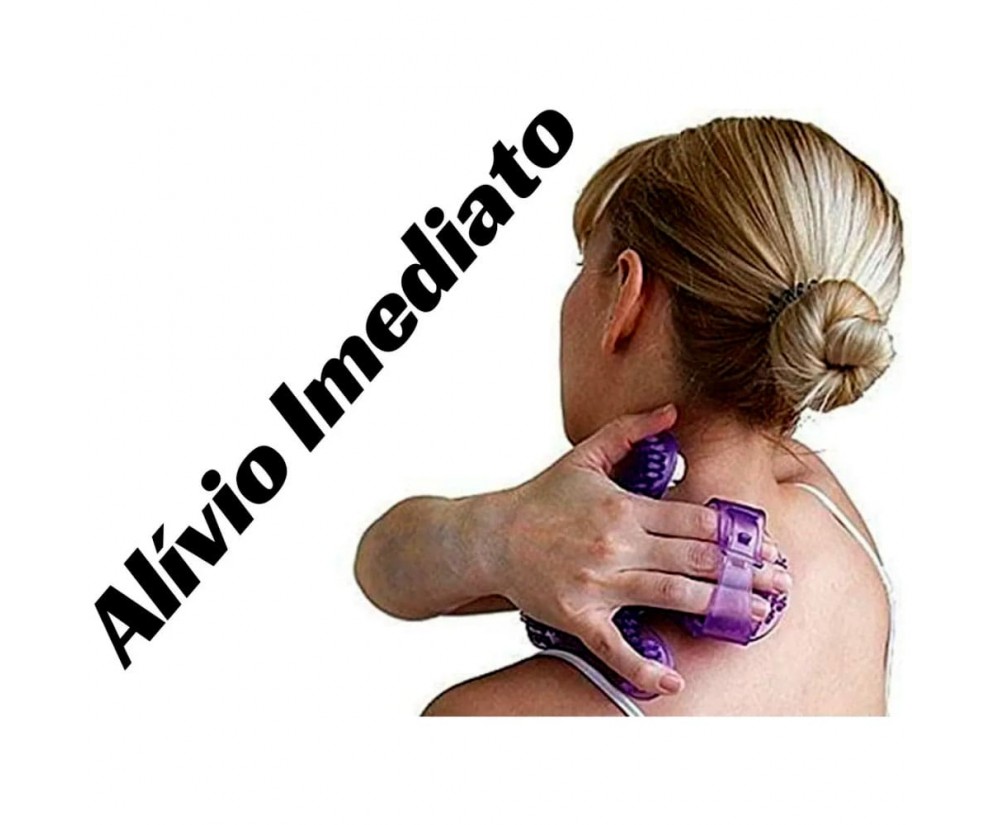 Massageador Corporal C/ As Mãos Luva 9 Esferas De Aço