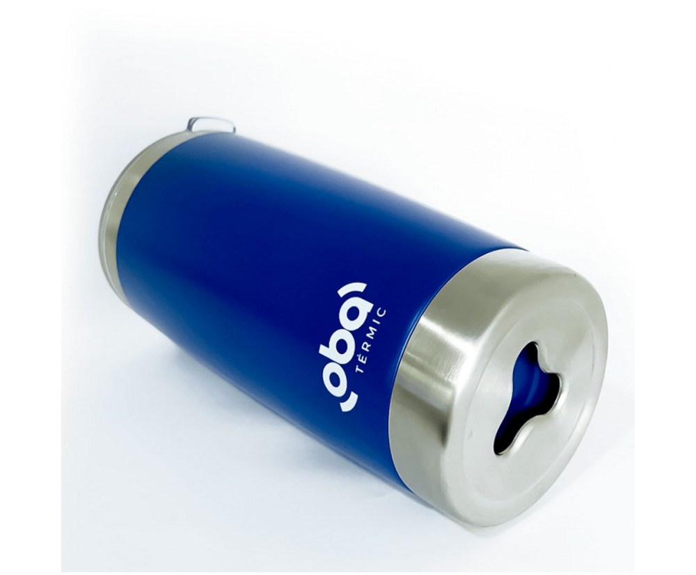 Copo Térmico 591ml  Com Tampa e com Abridor De Garrafas Original - Azul