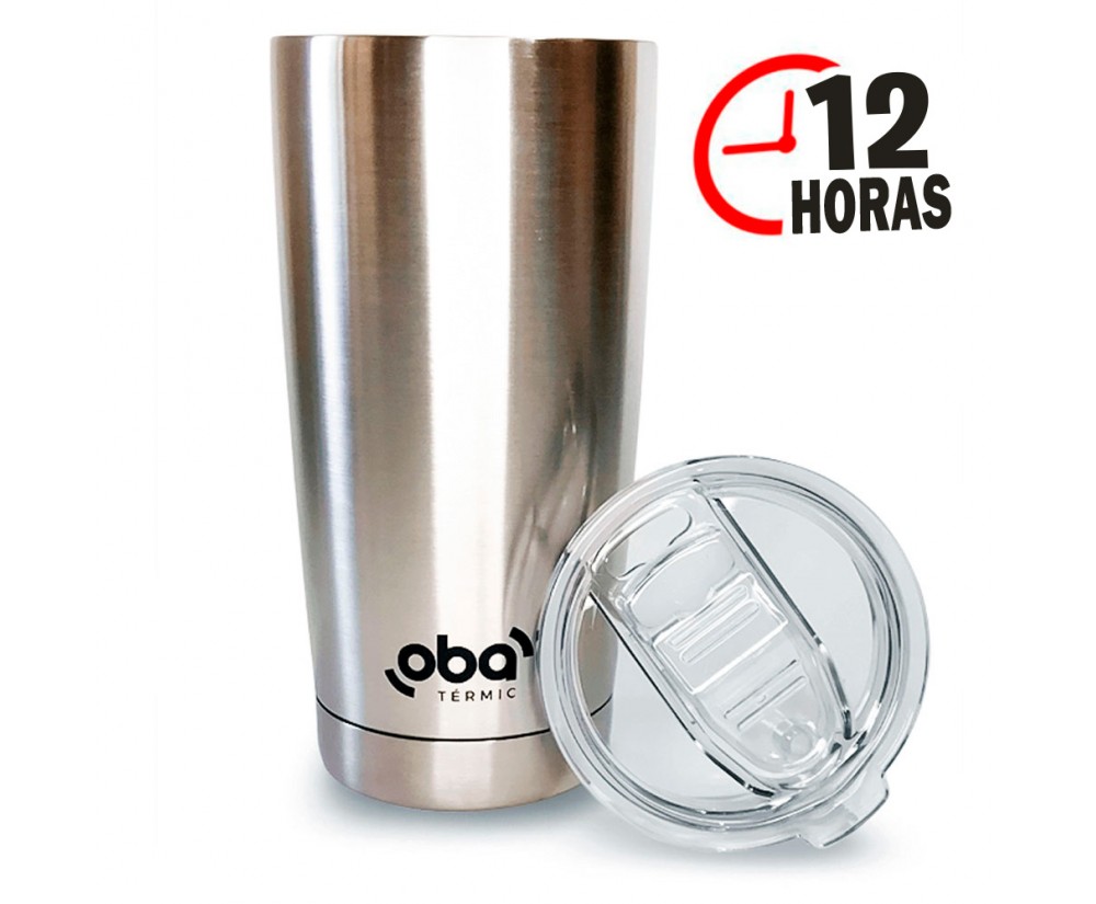 Copo Térmico 591ml  Com Tampa e com Abridor De Garrafas Original - Inox