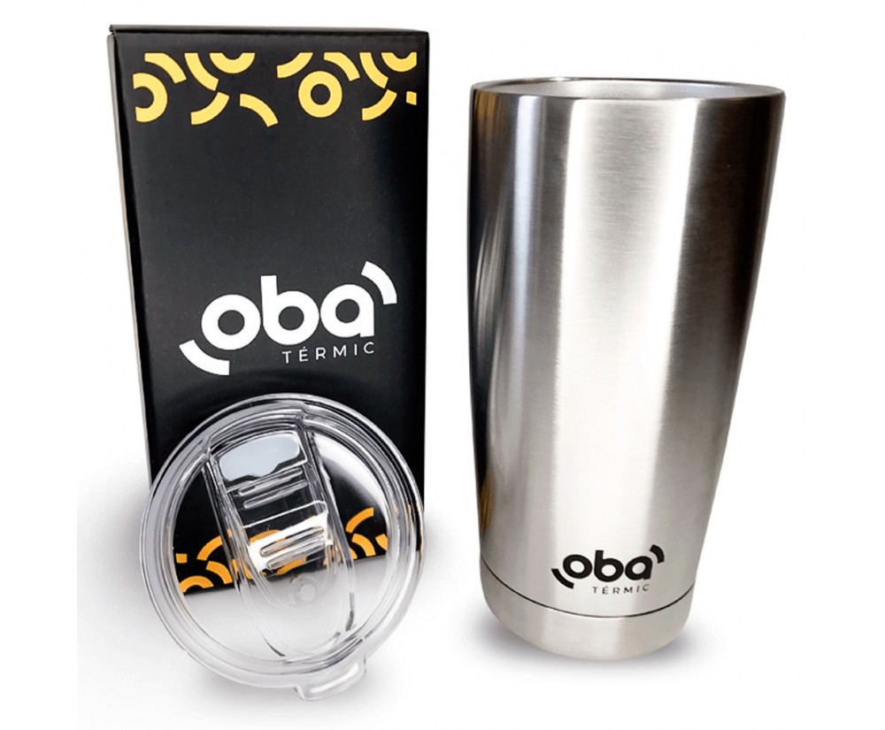 Copo Térmico 591ml  Com Tampa e com Abridor De Garrafas Original - Inox