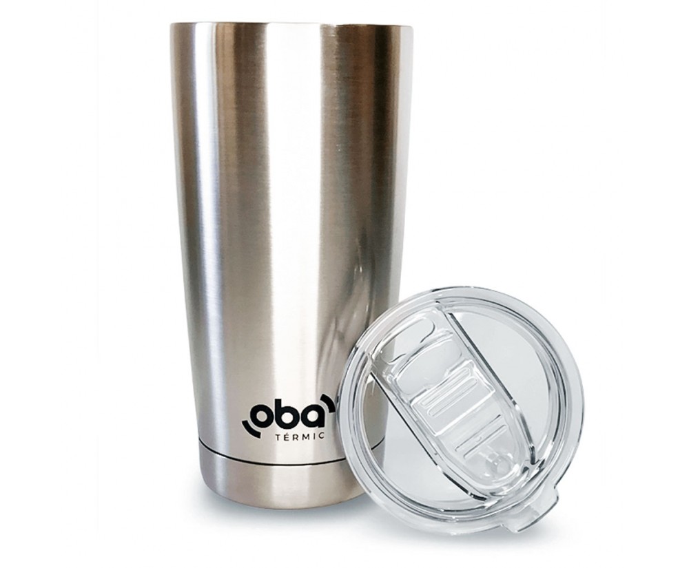 Copo Térmico 591ml  Com Tampa e com Abridor De Garrafas Original - Inox