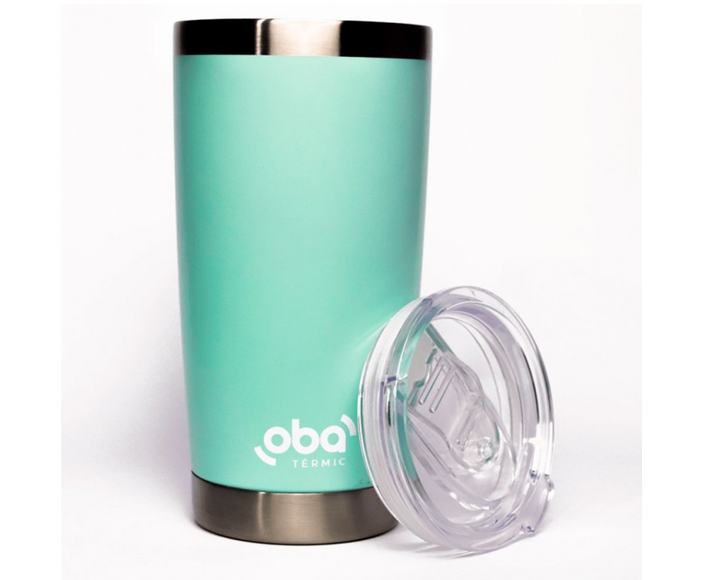 Copo Térmico 591ml  Com Tampa e com Abridor De Garrafas Original - Verde