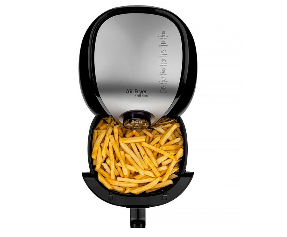 Fritadeira Air Fryer Display Digital 4 litros Multilaser 220v Multilaser