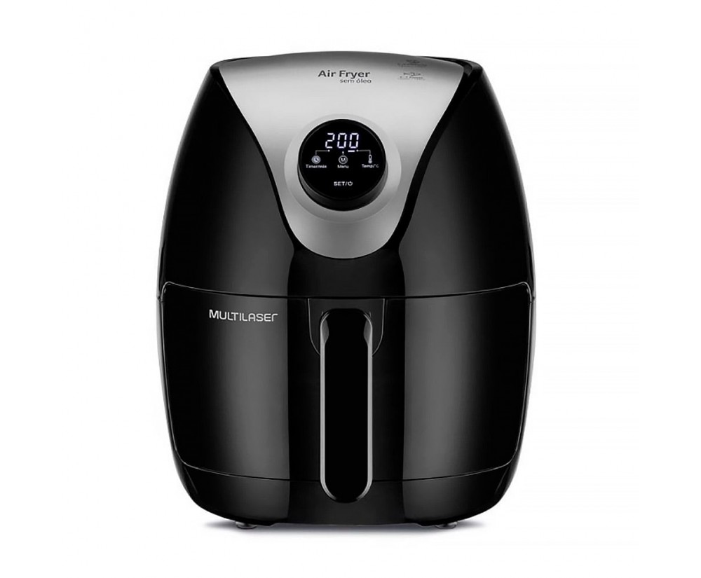 Fritadeira Air Fryer Display Digital 4 litros Multilaser 220v Multilaser