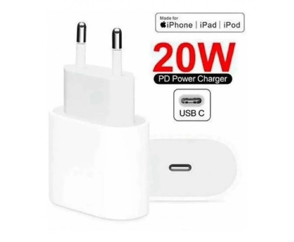 Carregador para Iphone Usb-c iPhone 11 12 13 Turbo 20w