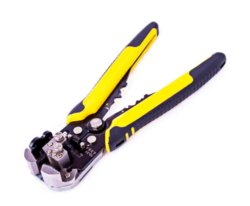 Kit Eletricista Alicate Automático Descascador Crimpador E Caneta Voltagem