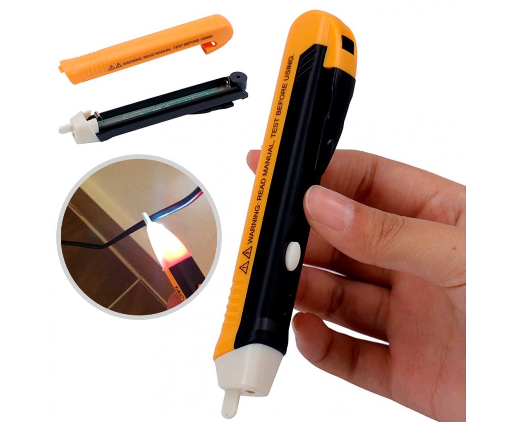 Kit Eletricista Alicate Automático Descascador Crimpador E Caneta Voltagem